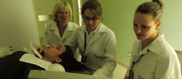 Examinadora alemã visita Projeto Vida e Saúde em Pomerode