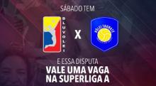 Cartaz terceiro jogo Bluvolei X Taubaté 